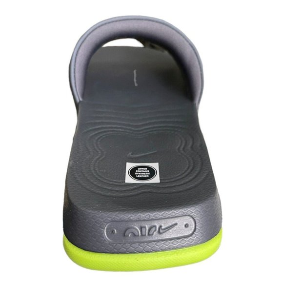 Nike Air Max Cirro Slides DC1460-003 Grey / Volt Sizes Men's 9 Wmns 10 - Picture 6 of 10